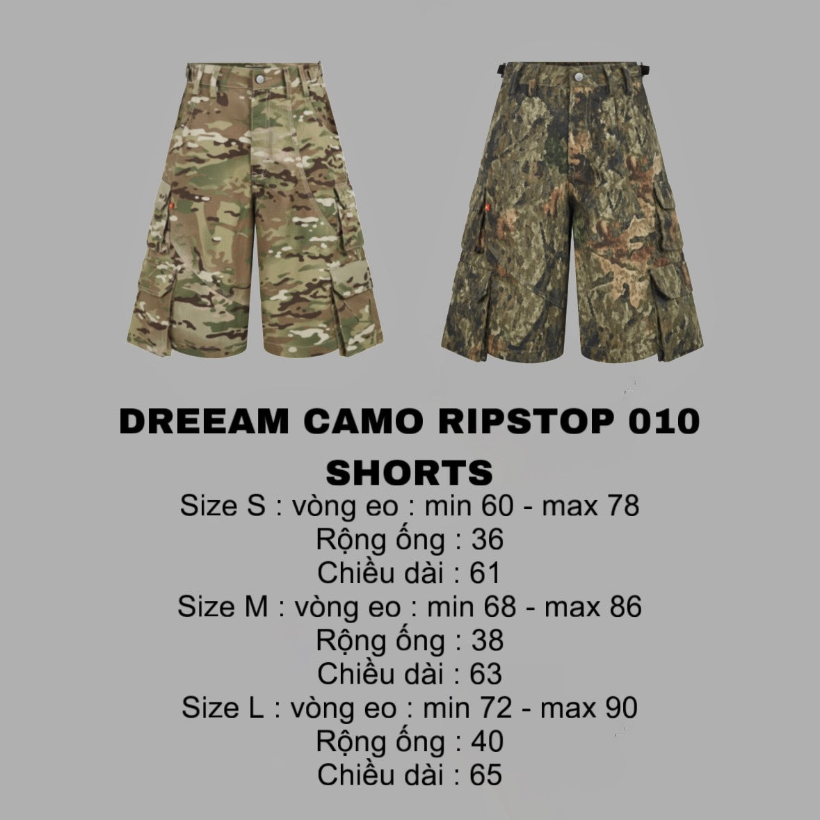 DREEAM REALTREE RIPSTOP 010 SHORTS