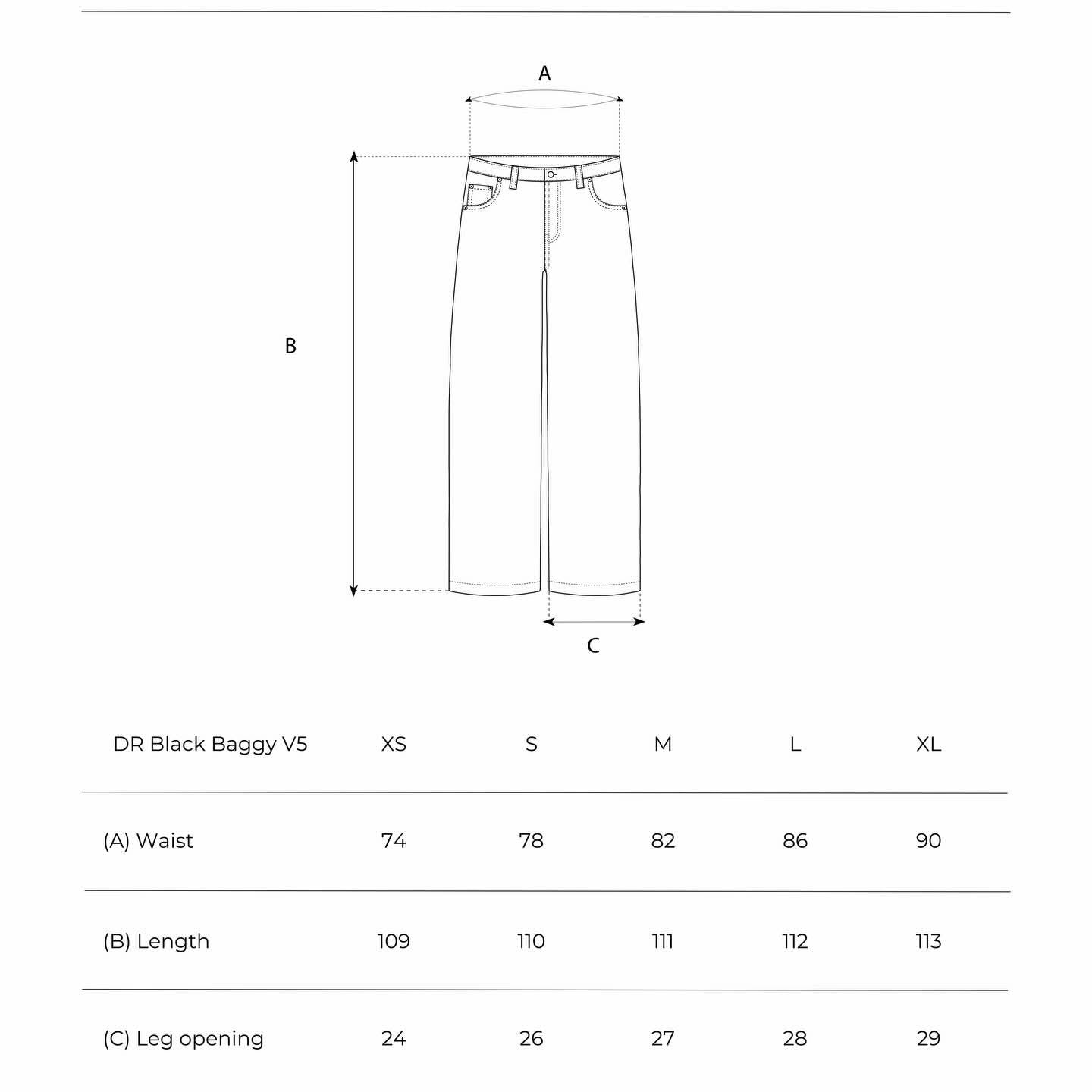 DREEAM BLACK BAGGY V5
