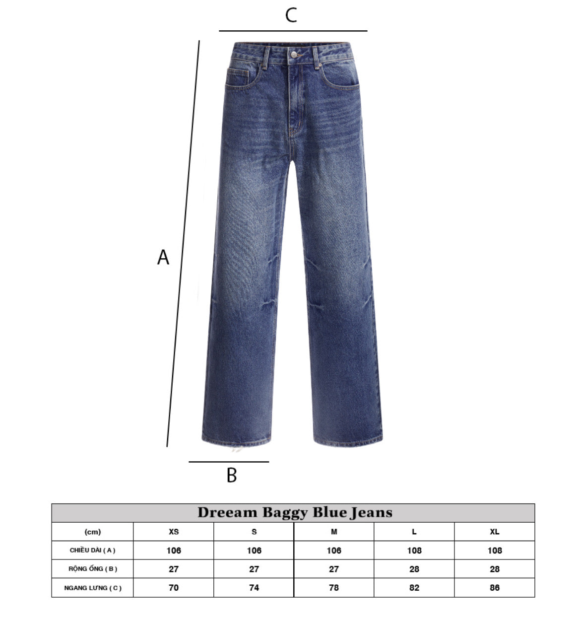 DREEAM BAGGY BLUE