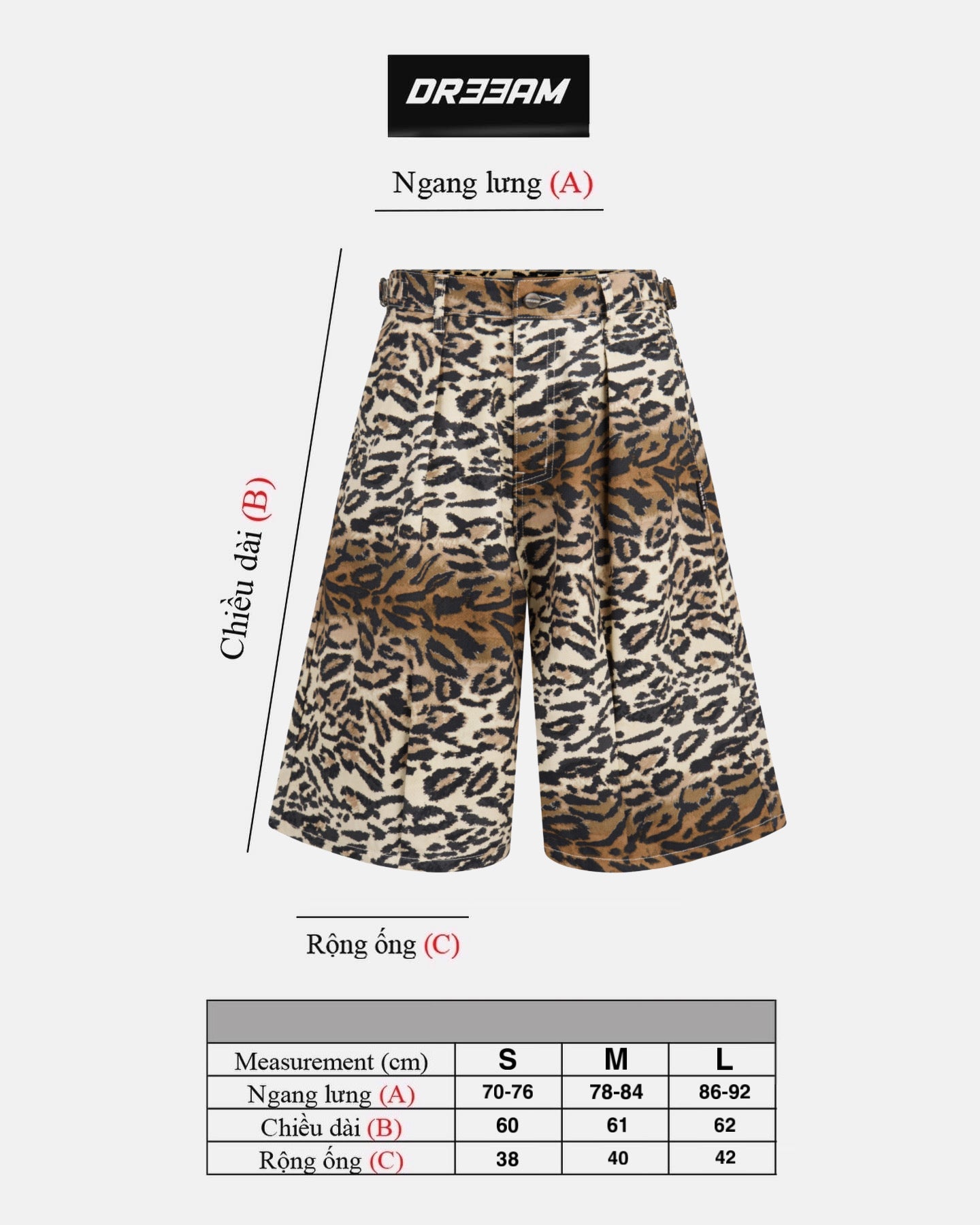 “DREEAM LEOPARD SHORTS”