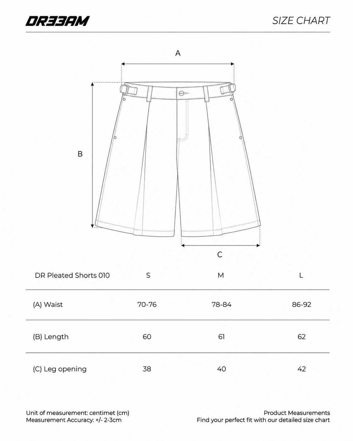 Dr Wide Leg Short Black