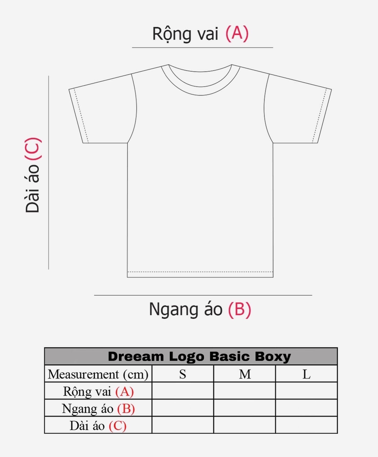 DREEAM LOGO BASIC BOXY T-SHIRTS