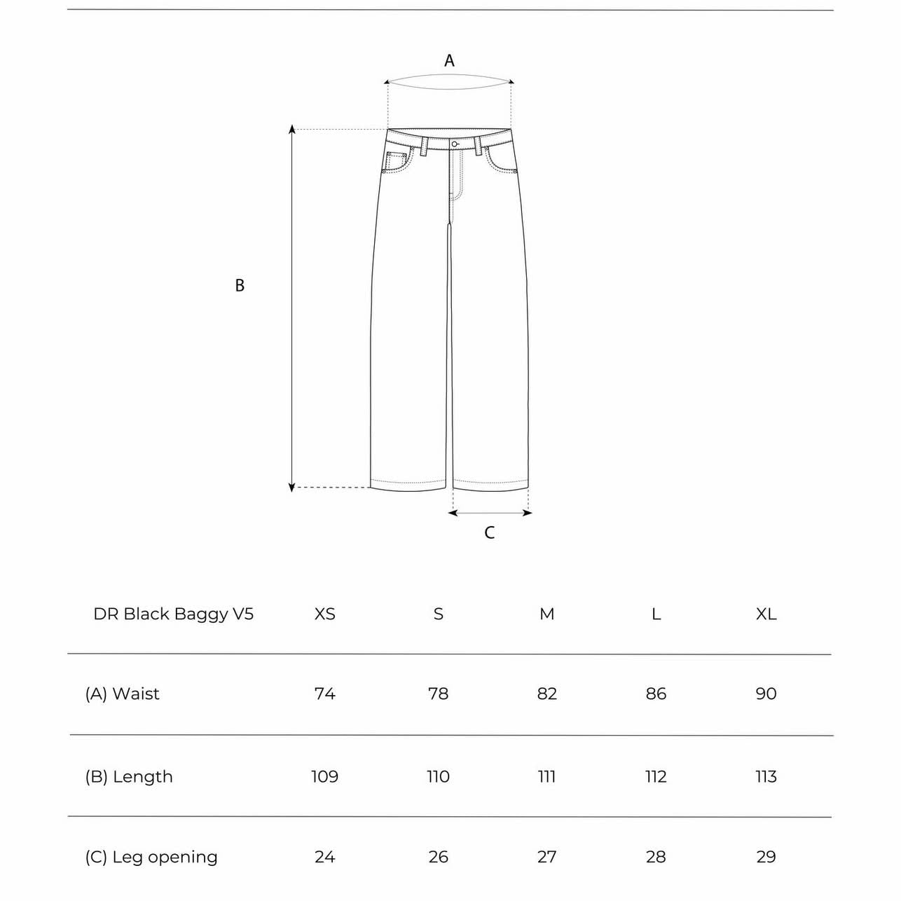 DREEAM BLACK BAGGY V5