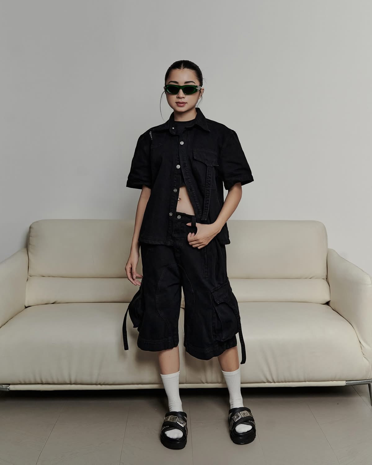 DREEAM POCKET SHIRTS 008 BLACK