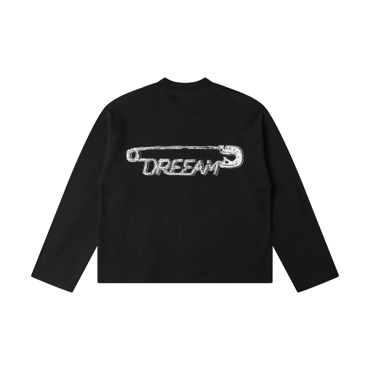 DR Safety Pin Waffle Longsleeves Black
