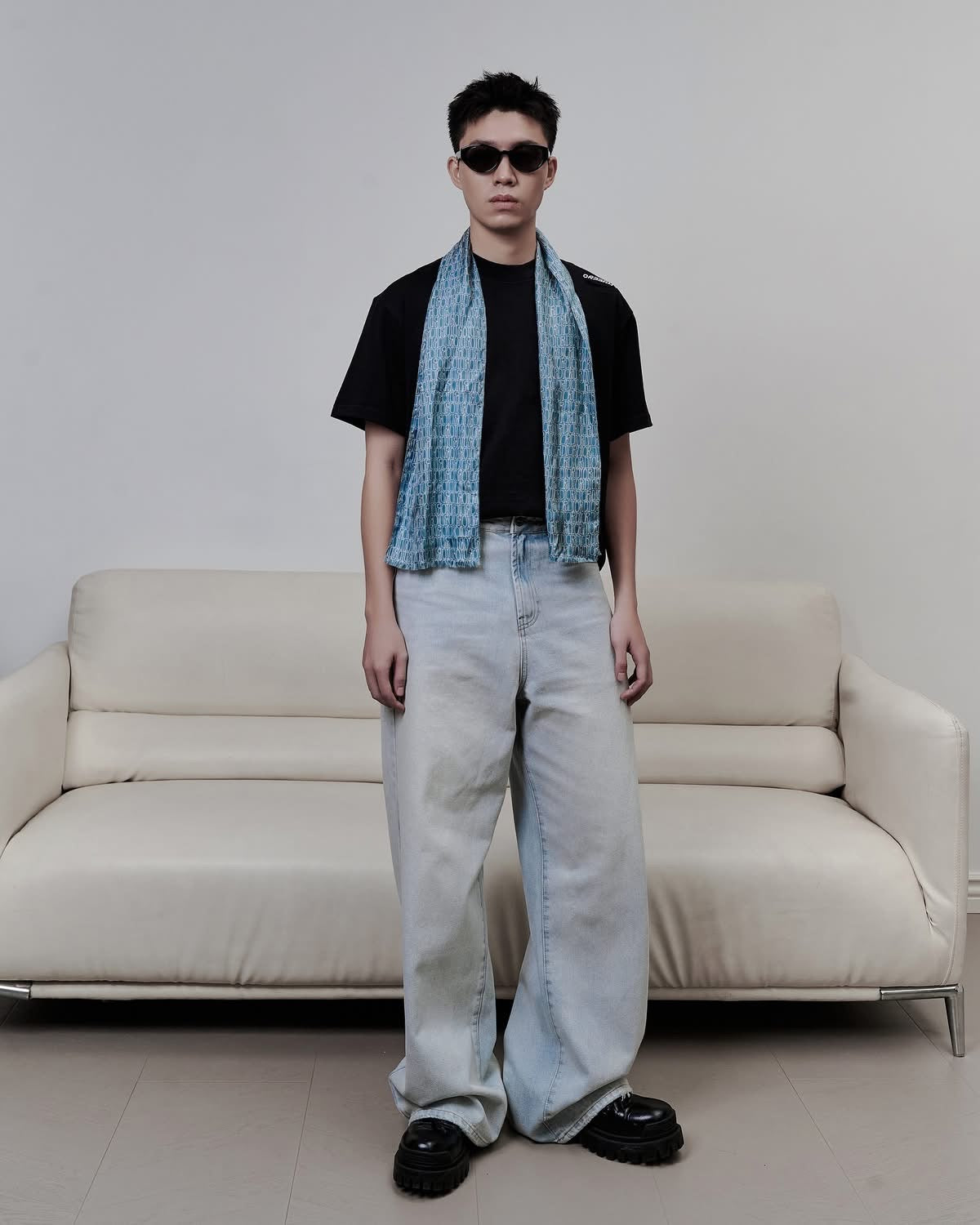 “DREEAM BAGGY 004 ” LIGHT BLUE VER2