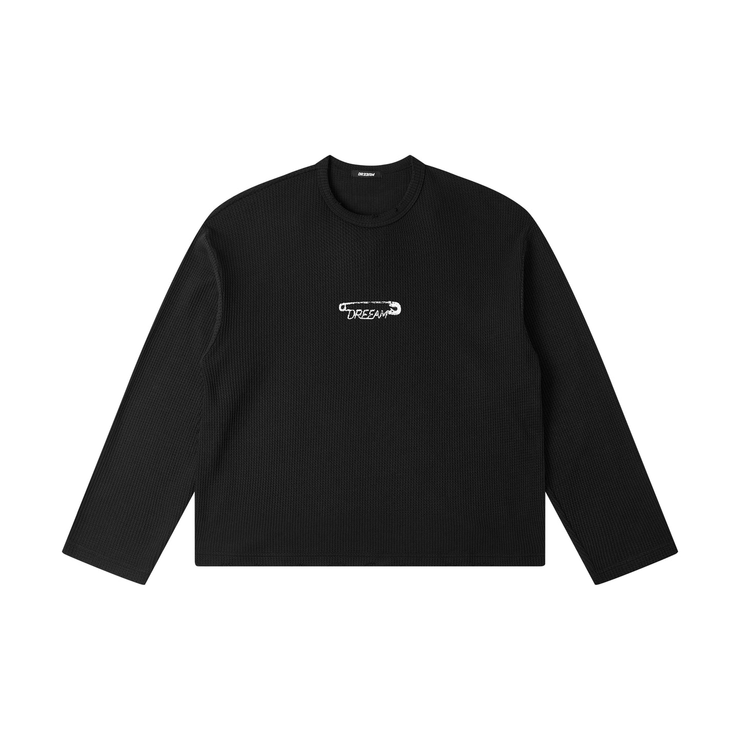 DR Safety Pin Waffle Longsleeves Black