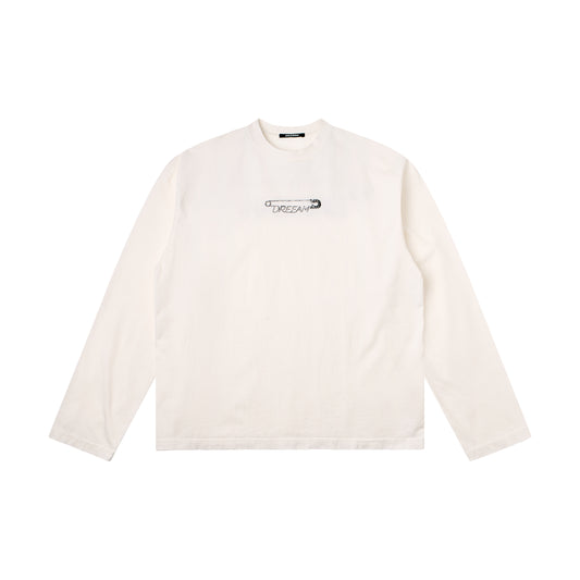 DR Safety Pin Longsleeves White
