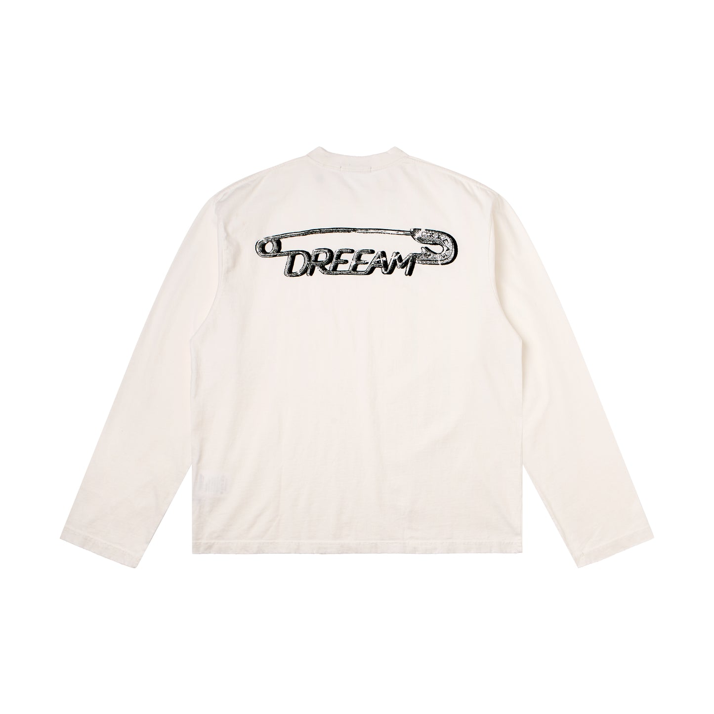 DR Safety Pin Longsleeves White