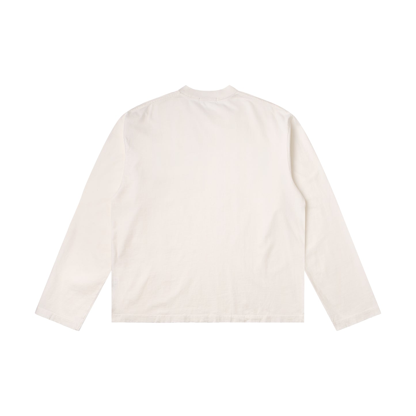 DR E Logo Longsleeves Oversize White