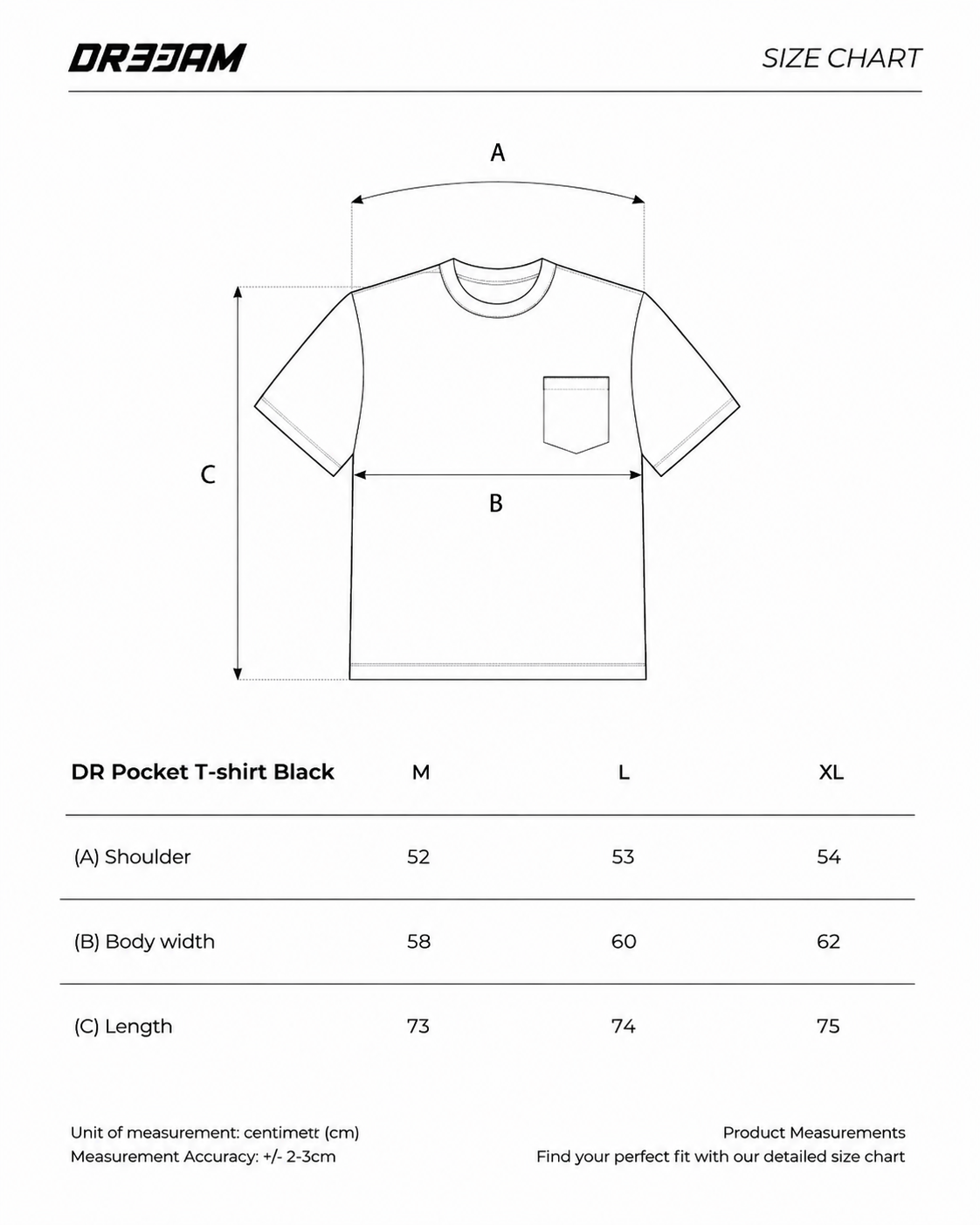 DR Pocket T-shirt Black