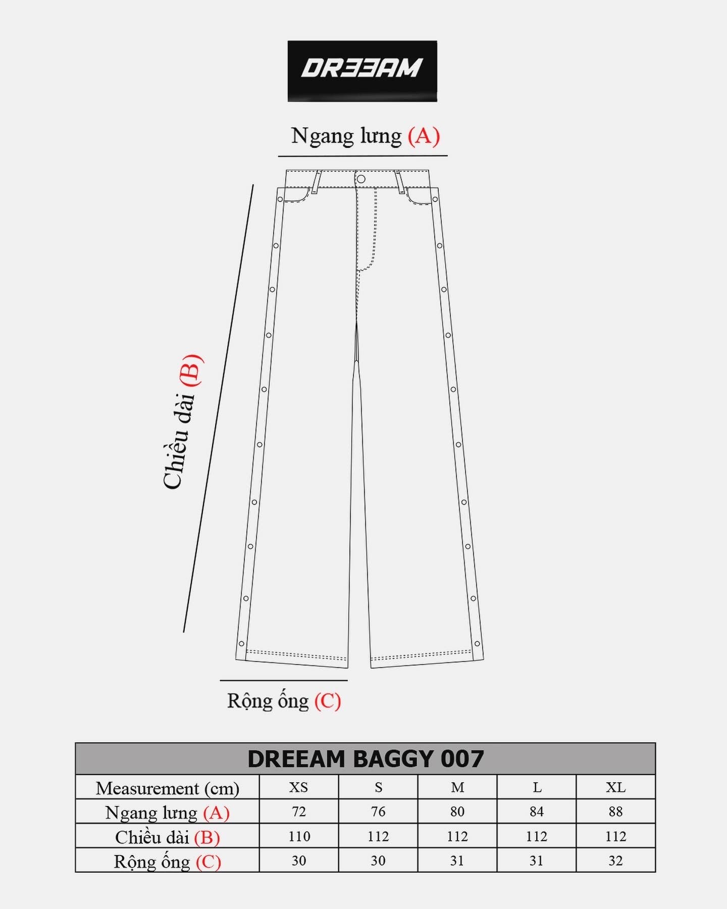 DREEAM BAGGY 007 GREY