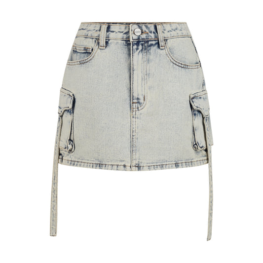 DREEAM POCKET DENIM MINI SKIRT