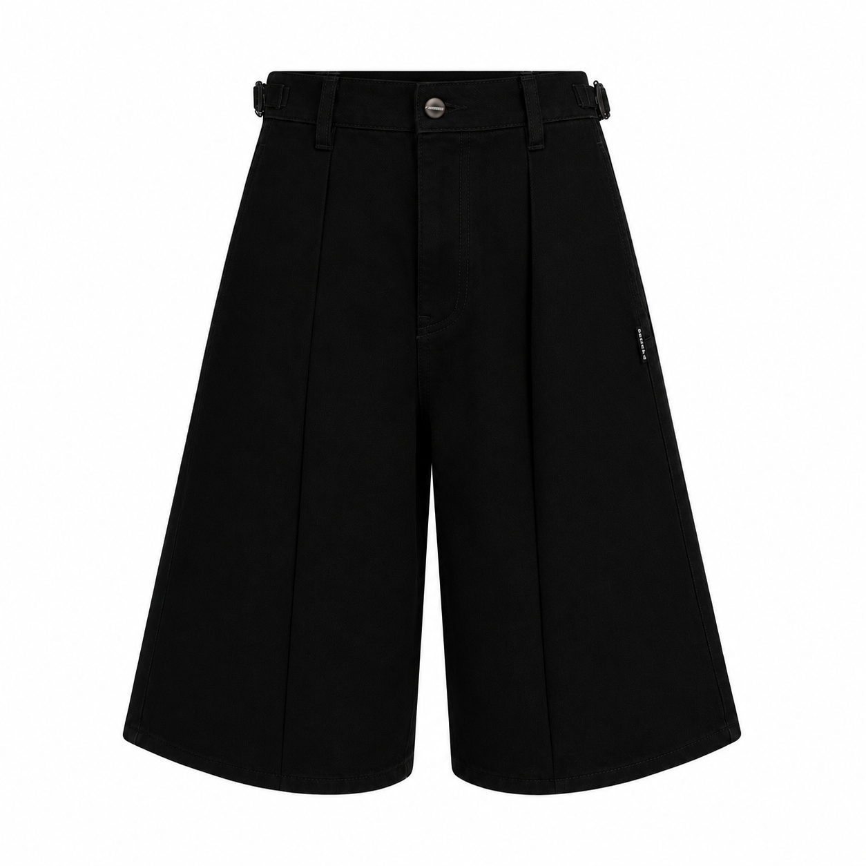 Dr Wide Leg Short Black