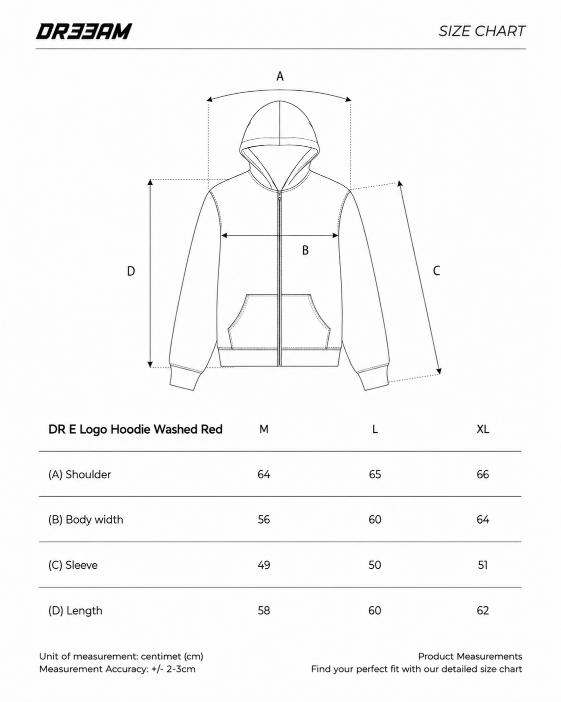 DR E Logo Hoodie Washed Red