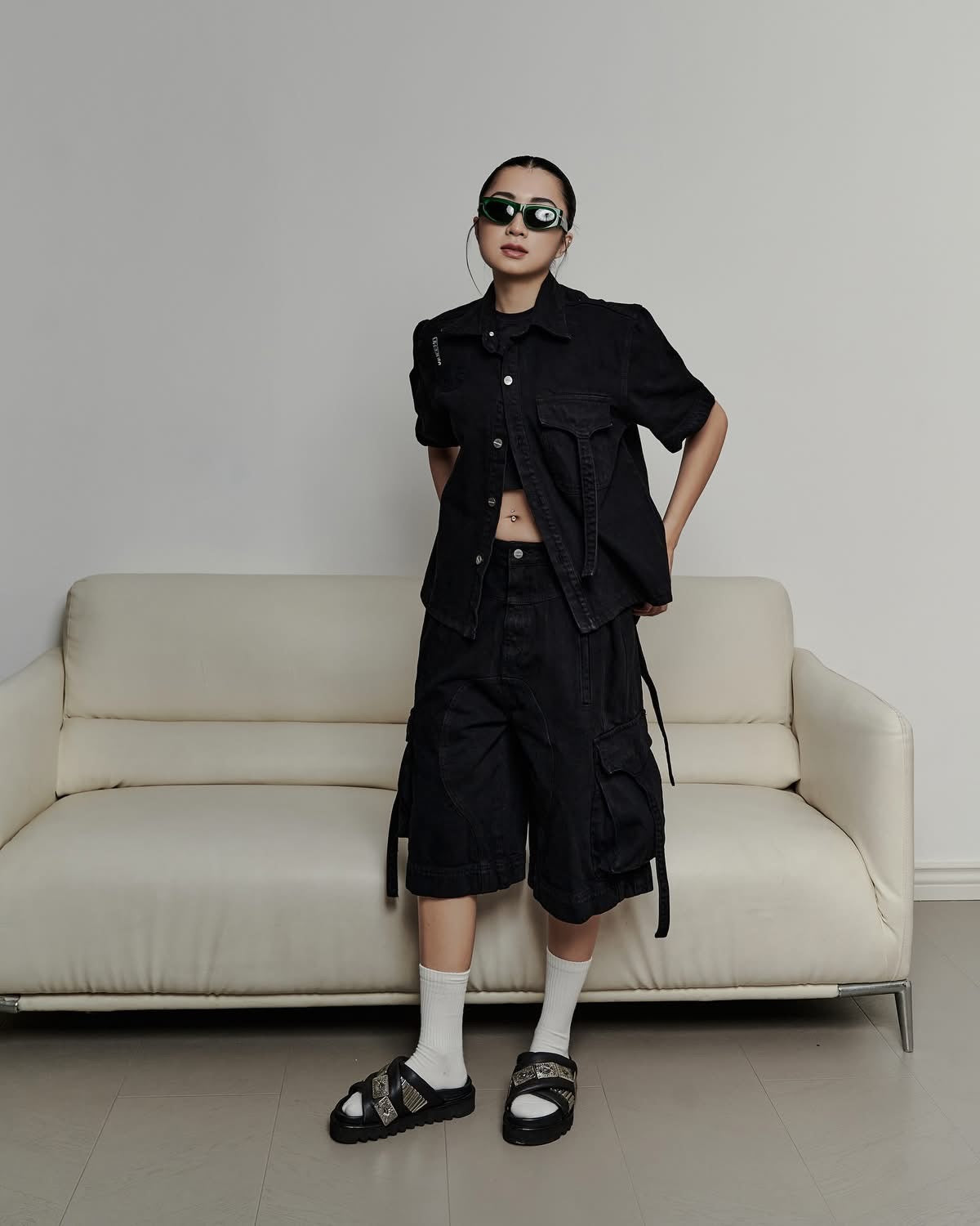 DREEAM POCKET SHORTS 008 BLACK