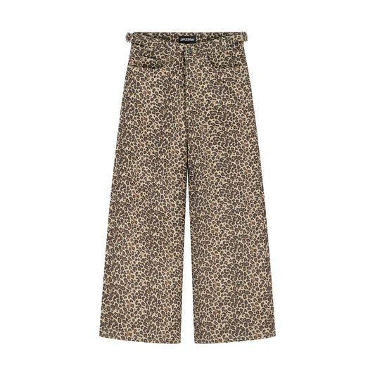 DR Leopard Wide Pants