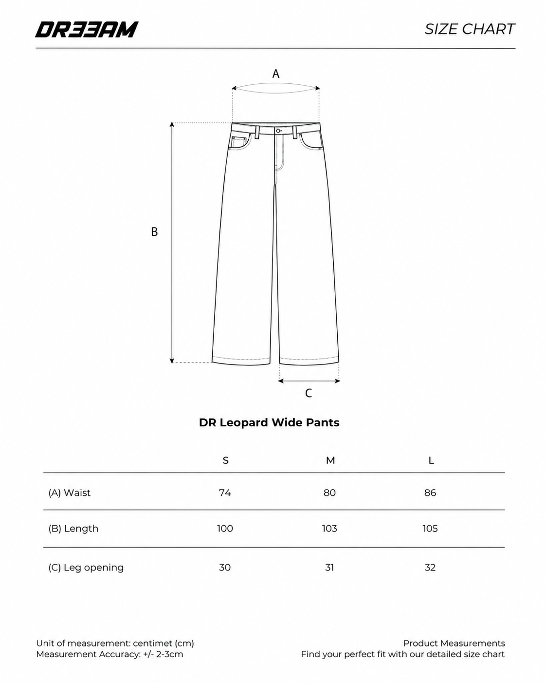DR Leopard Wide Pants