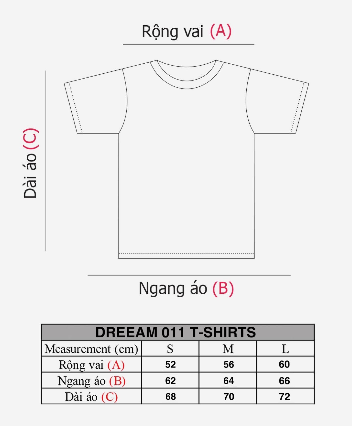 “DREEAM 011 T-SHIRTS WHITE”