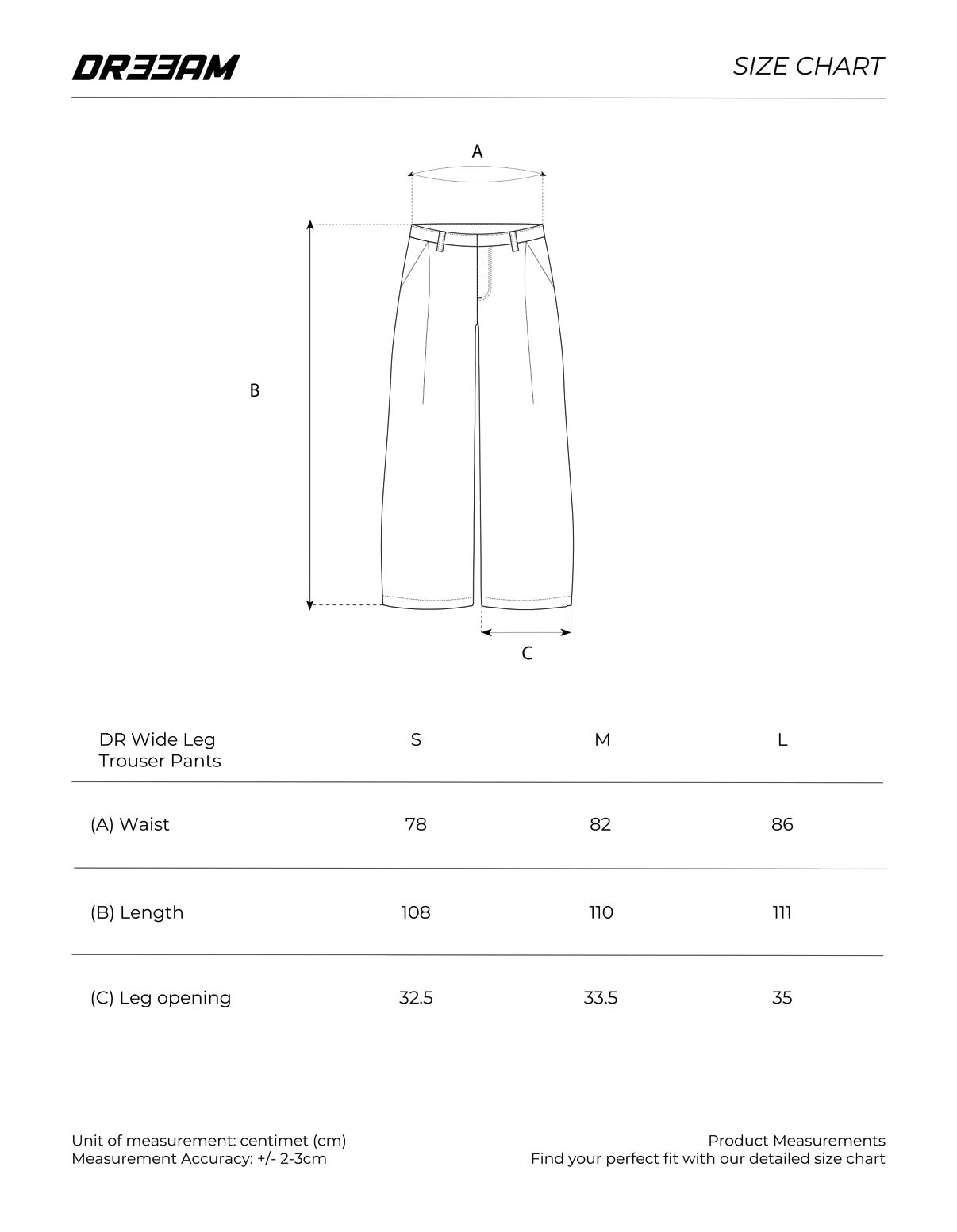 Dr Wide Leg Trouser Pants